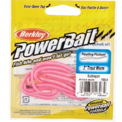 Berkley Gulp Fat Floating Trout Worm, 2.5-in