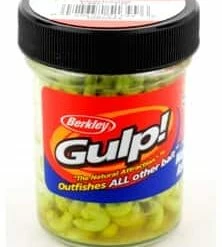 Berkley Ice Fishing Gulp! Maggot, Chartreuse