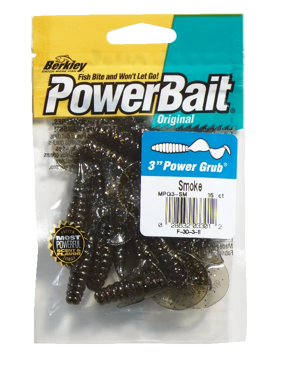Berkley PowerBait Grub, 3-in 2 Berkley PowerBait Grub, 3-in - Image 2