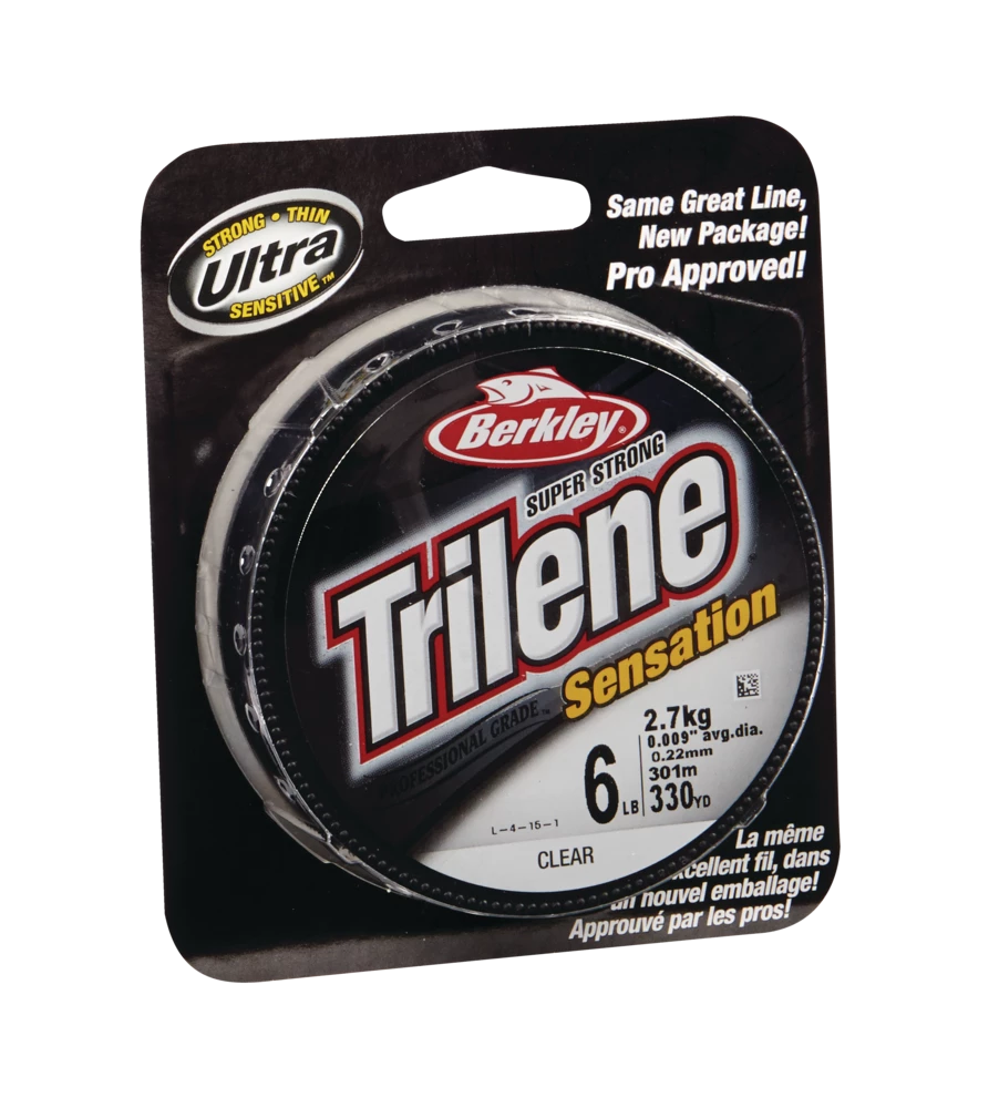 Berkley Trilene Sensation Monofilament Fishing Line, Clear 5 Berkley Trilene Sensation Monofilament Fishing Line, Clear - Image 5