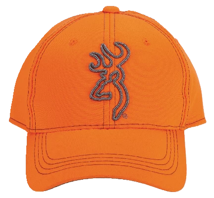 Browning Hunting Baseball CaP, One Size, Blaze Orange 3 Browning Hunting Baseball CaP, One Size, Blaze Orange - Image 3