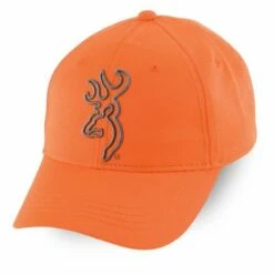 Browning Hunting Baseball CaP, One Size, Blaze Orange