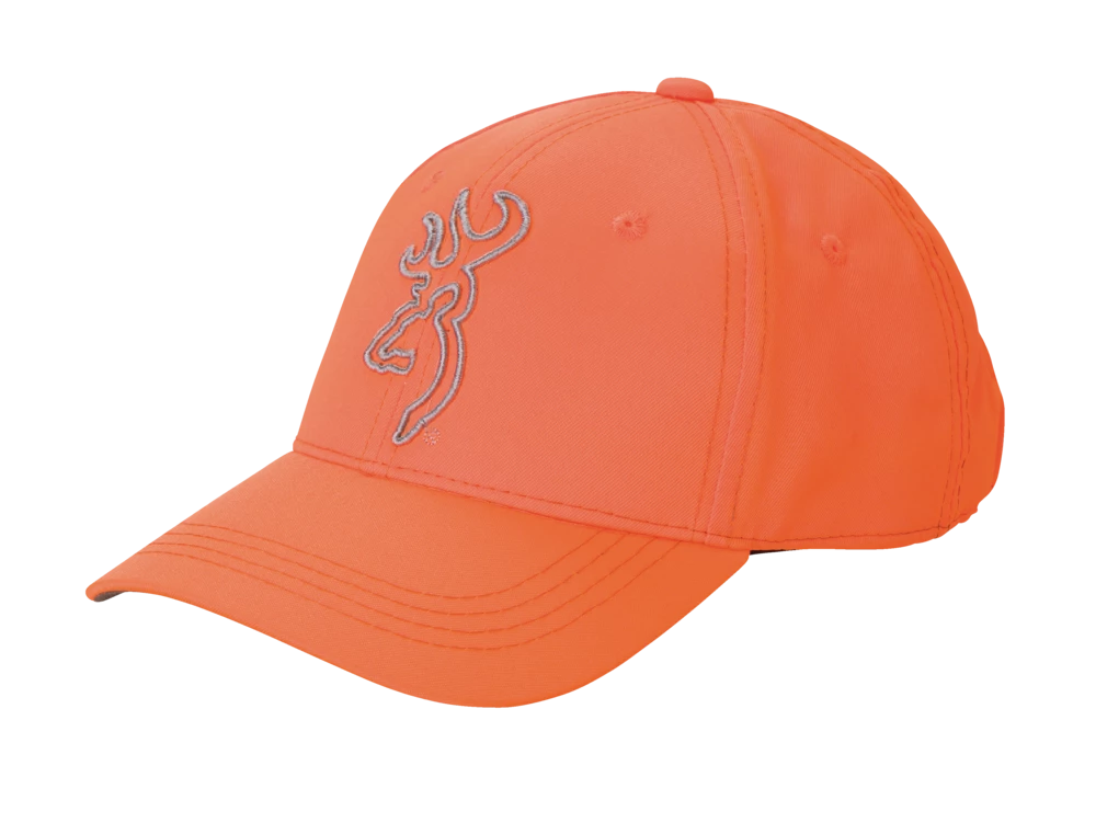 Browning Hunting Baseball CaP, One Size, Blaze Orange 2 Browning Hunting Baseball CaP, One Size, Blaze Orange - Image 2