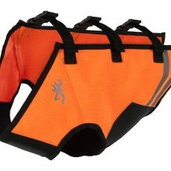 Browning Full Coverage Water Resistant Pet Dog Safety Vest, Large, Blaze Orange