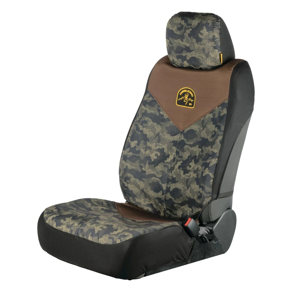 Browning Buckmark Branding Forest Camo Seat Cover 1 Browning Buckmark Branding Forest Camo Seat Cover