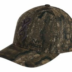 Browning CuPPed UP Hunting Baseball CaP With Adjustable Closure, Realtree Timber Camo