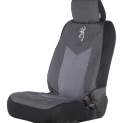 Browning Buckmark Branding Low Back Chevron Seat Cover, Black