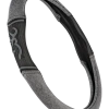 Browning Buckmark Branding Steering Wheel Cover, Chevron Heathered Grey