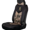Browning Buckmark Branding Low Back Realtree Camo Seat Cover, Black & Camo