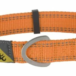 Browning Webbed Reflective Pet Dog Collar, Orange, Assorted Size