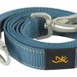 Browning Reflective Pet Dog Leash, Blue, Large